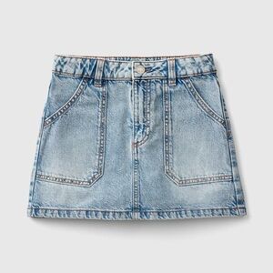 United Colors Of Benetton Denim Mini Skirt With Rhinestone for kids